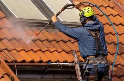 Démoussage et hydrofuge de toiture à Mittelwihr